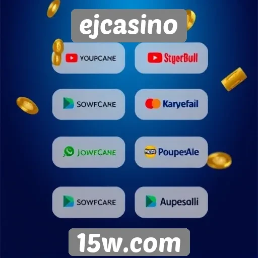 Métodos de pagamento disponíveis no ejcasino